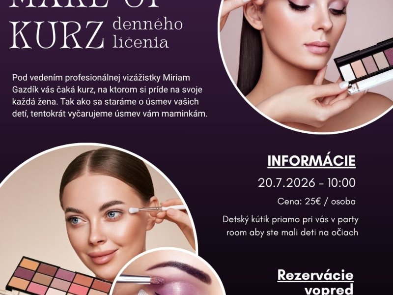 Make-up kurz denného líčenia v Trenčíne