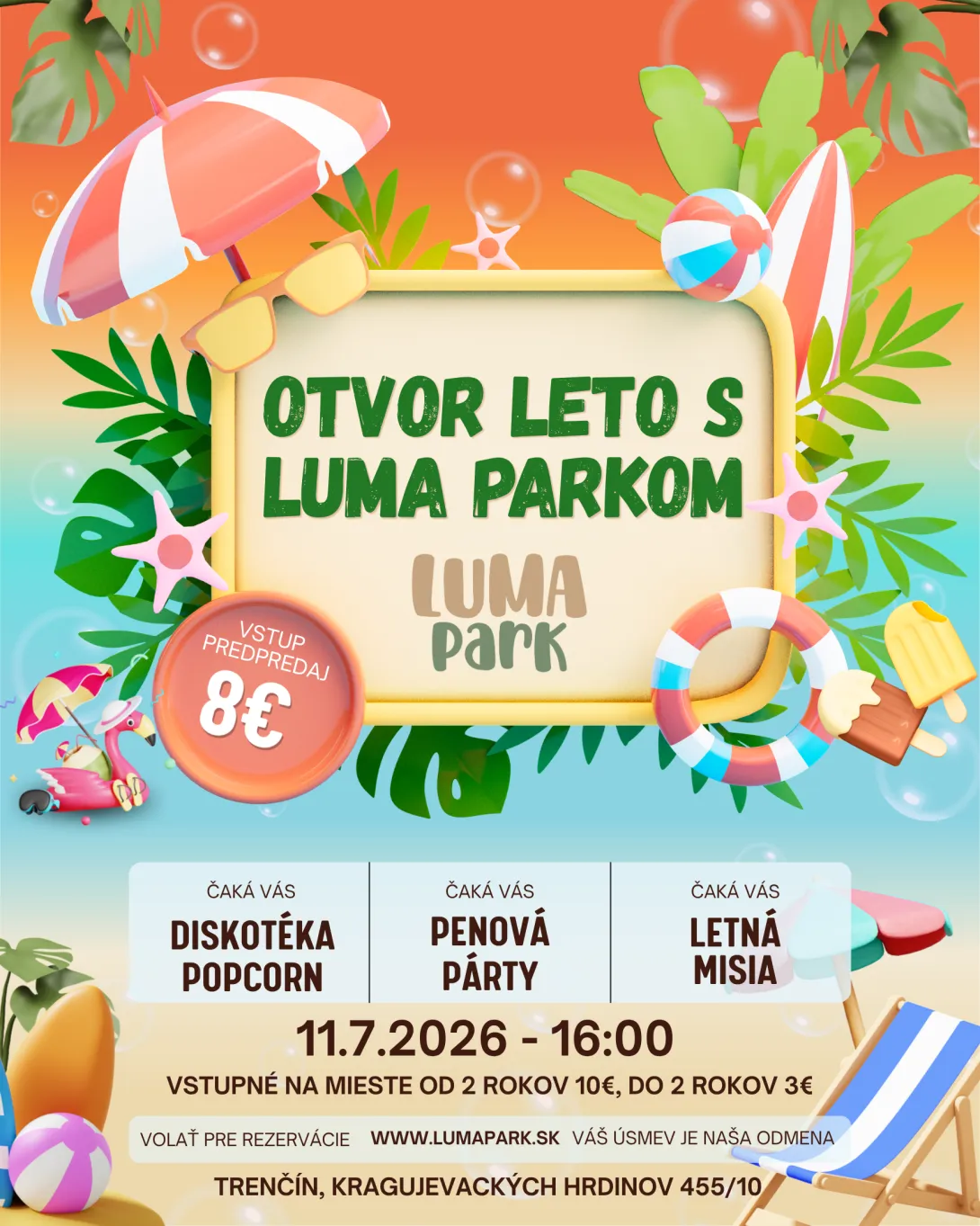 Otvor leto s Luma Parkom